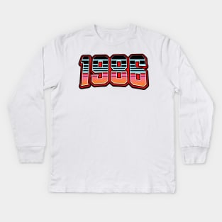 1986 Kids Long Sleeve T-Shirt